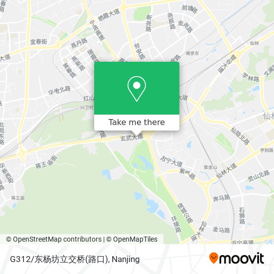 G312/东杨坊立交桥(路口) map