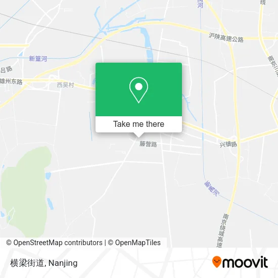 横梁街道 map