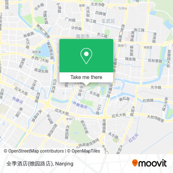 全季酒店(瞻园路店) map