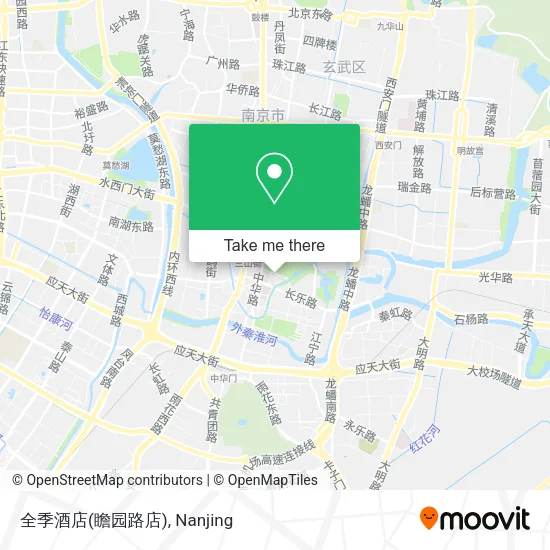 全季酒店(瞻园路店) map