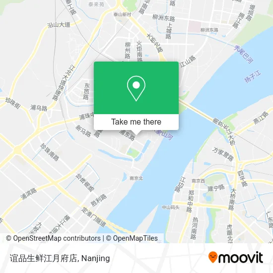 谊品生鲜江月府店 map