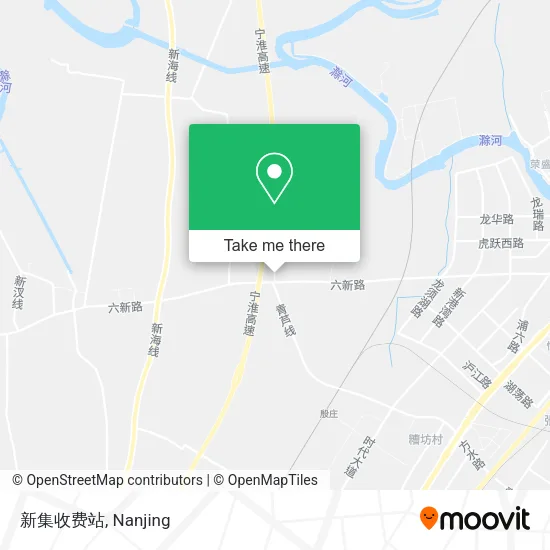 新集收费站 map