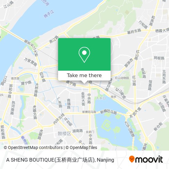 A SHENG BOUTIQUE(玉桥商业广场店) map