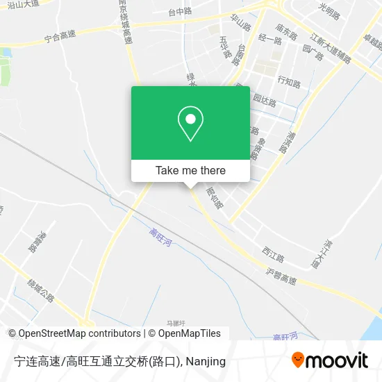 宁连高速/高旺互通立交桥(路口) map