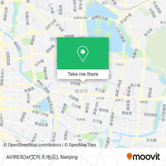 AVIREX(ist艾尚天地店) map