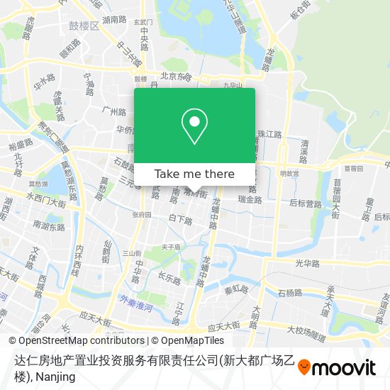 达仁房地产置业投资服务有限责任公司(新大都广场乙楼) map