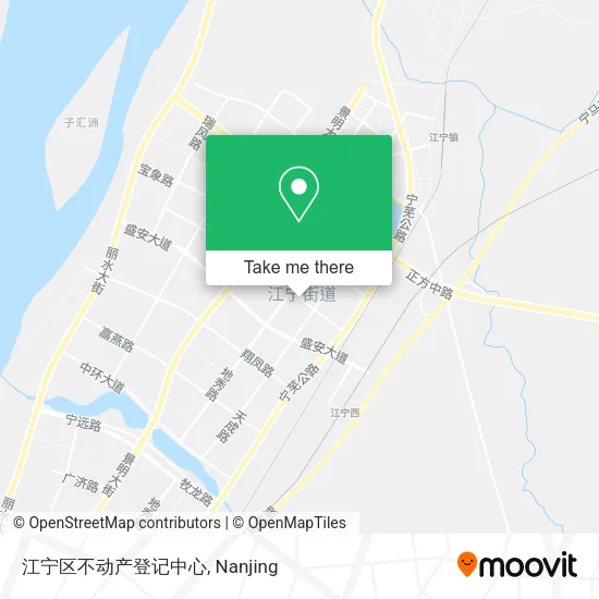 江宁区不动产登记中心 map