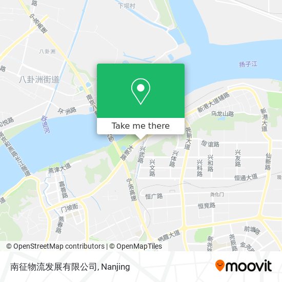 南征物流发展有限公司 map