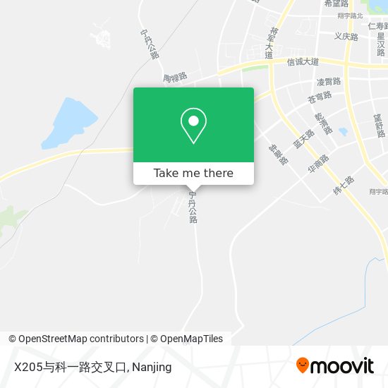 X205与科一路交叉口 map