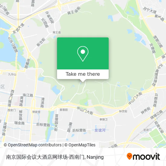 南京国际会议大酒店网球场-西南门 map