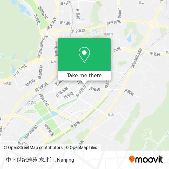 中南世纪雅苑-东北门 map