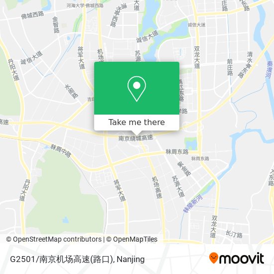 G2501/南京机场高速(路口) map