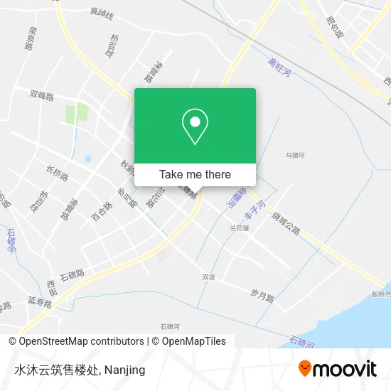 水沐云筑售楼处 map