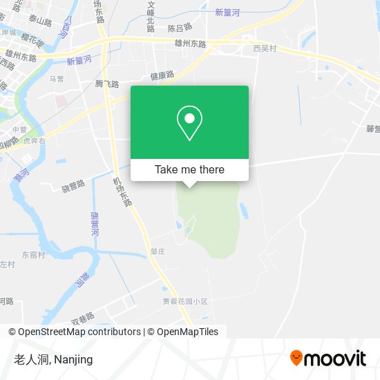 老人洞 map