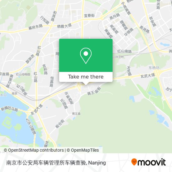 南京市公安局车辆管理所车辆查验 map