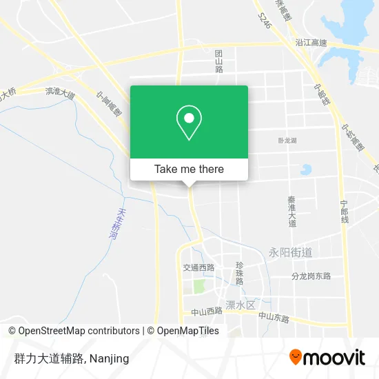 群力大道辅路 map