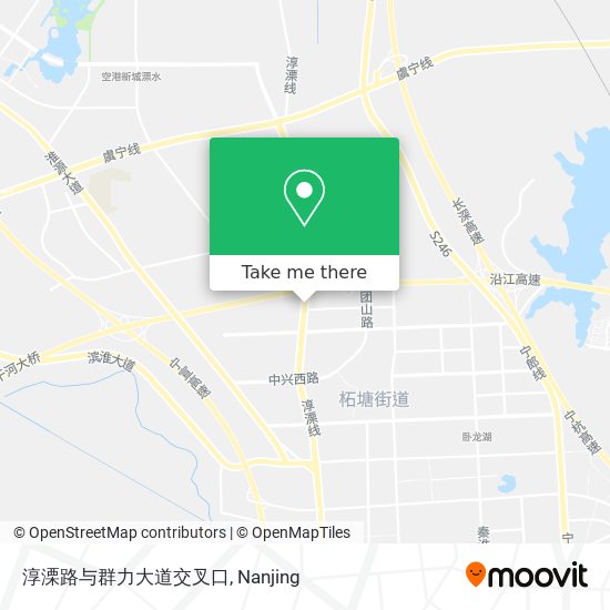淳溧路与群力大道交叉口 map