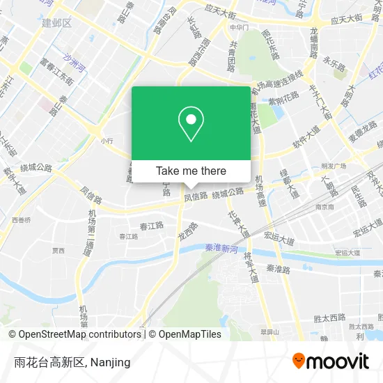 雨花台高新区 map