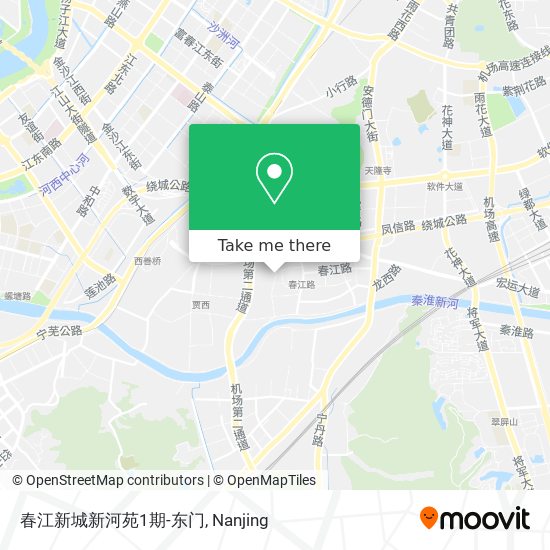 春江新城新河苑1期-东门 map