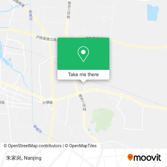 朱家岗 map