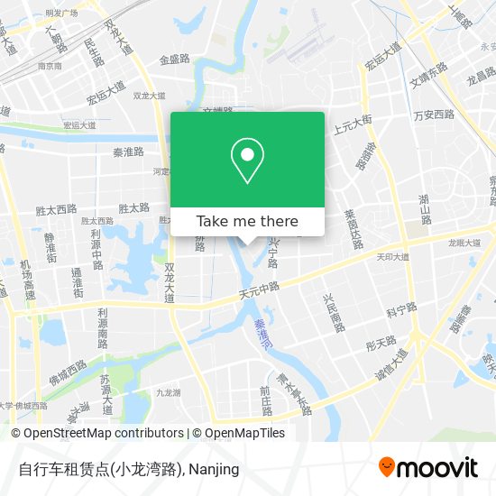 自行车租赁点(小龙湾路) map