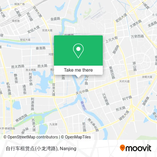 自行车租赁点(小龙湾路) map