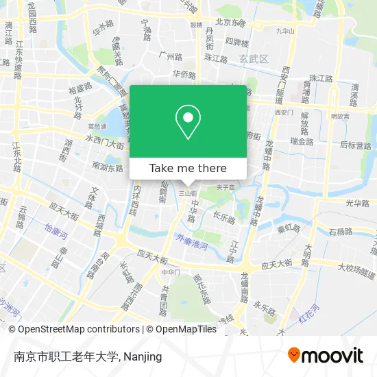 南京市职工老年大学 map