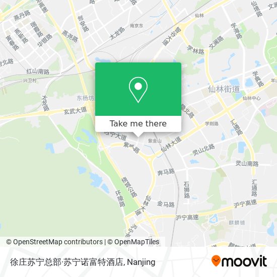 徐庄苏宁总部·苏宁诺富特酒店 map