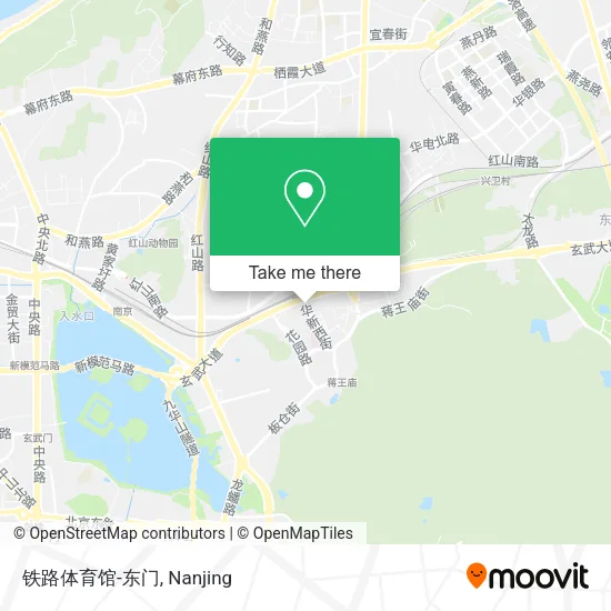 铁路体育馆-东门 map