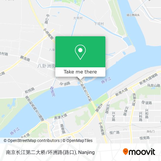 南京长江第二大桥/环洲路(路口) map