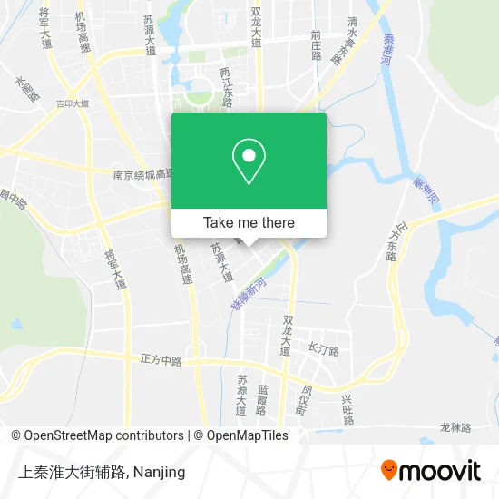上秦淮大街辅路 map