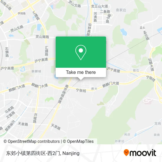东郊小镇第四街区-西2门 map