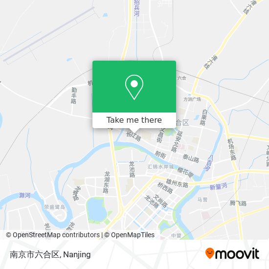 南京市六合区 map