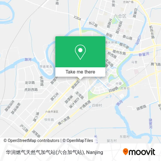 华润燃气天然气加气站(六合加气站) map
