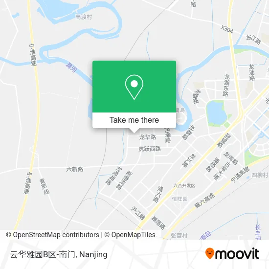 云华雅园B区-南门 map