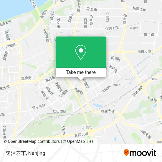 速洁养车 map