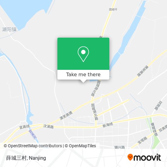 薛城三村 map