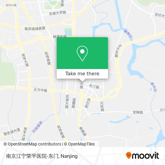 南京江宁荣平医院-东门 map