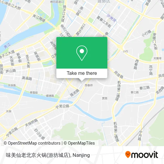 味美仙老北京火锅(游坊城店) map
