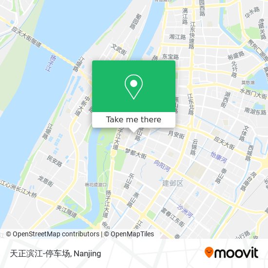 天正滨江-停车场 map