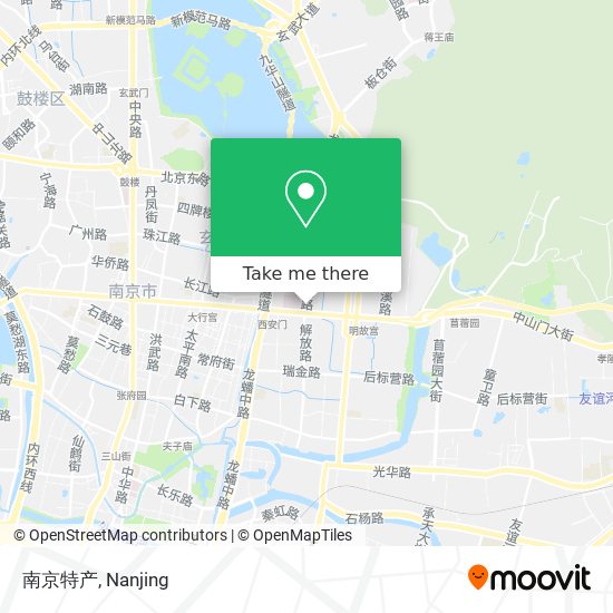 南京特产 map