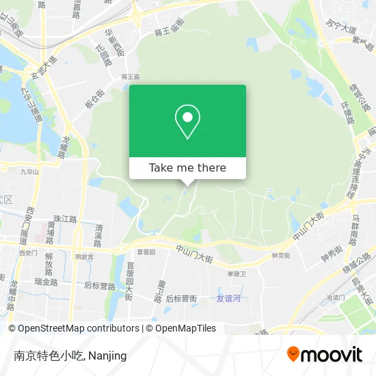 南京特色小吃 map