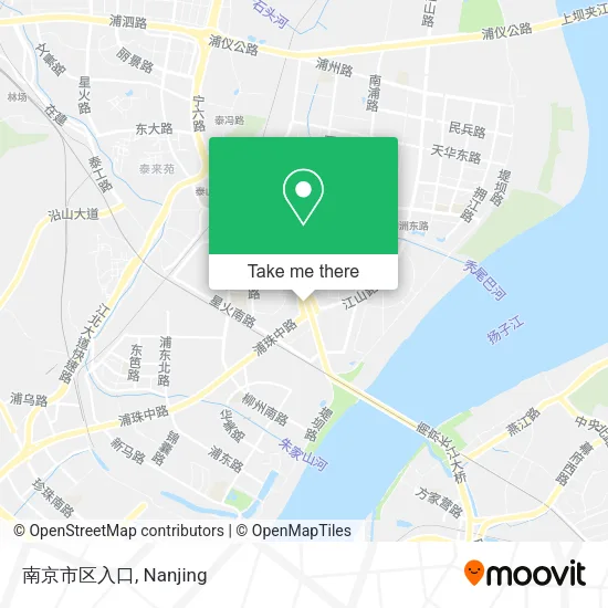 南京市区入口 map