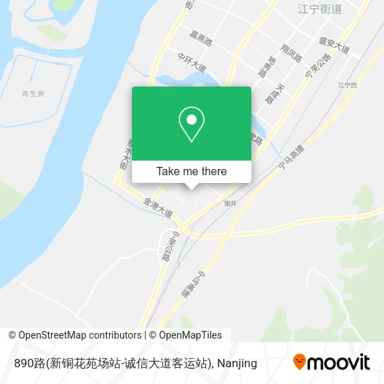 890路(新铜花苑场站-诚信大道客运站) map