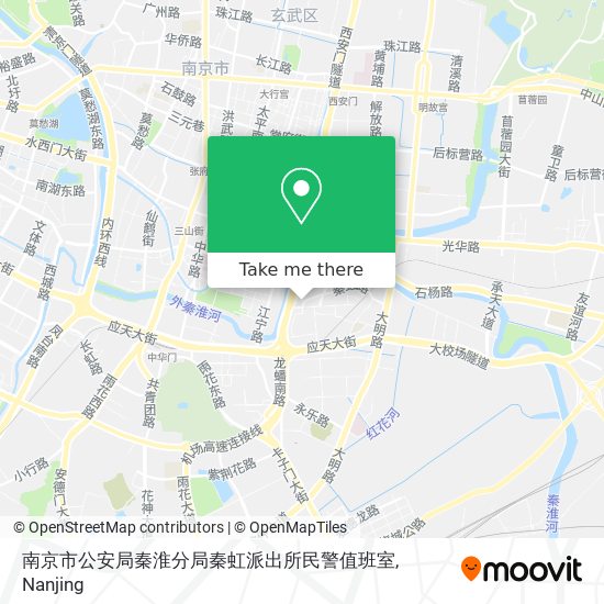 南京市公安局秦淮分局秦虹派出所民警值班室 map