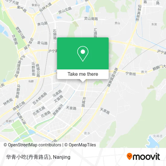 华青小吃(丹青路店) map