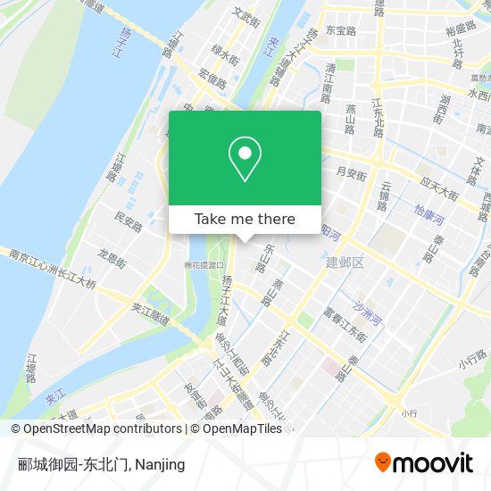 郦城御园-东北门 map