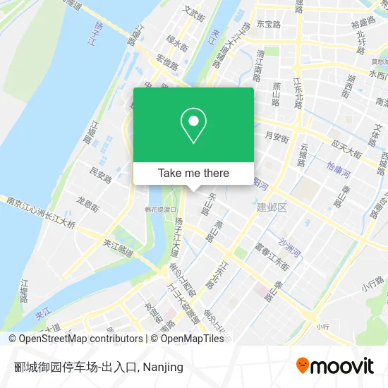 郦城御园停车场-出入口 map