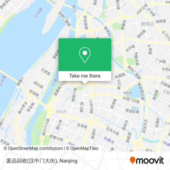 废品回收(汉中门大街) map