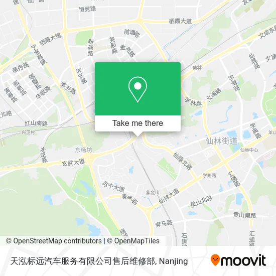 天泓标远汽车服务有限公司售后维修部 map
